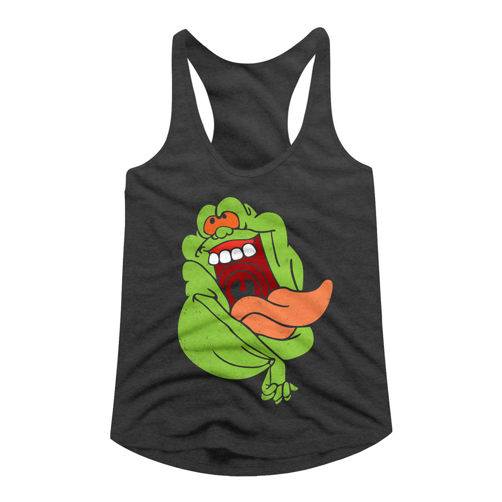 The Real Ghostbusters Slimer Ladies Racerback