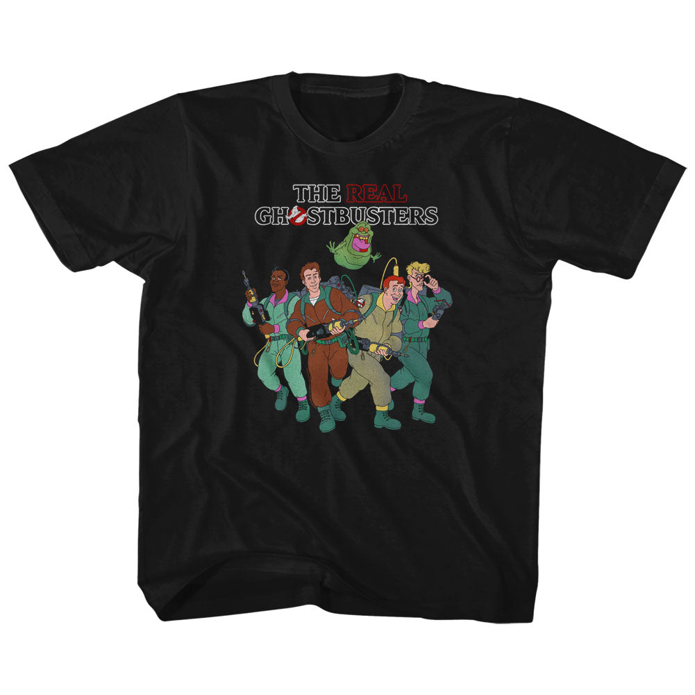 The Real Ghostbusters The Whole Crew Youth T-Shirt