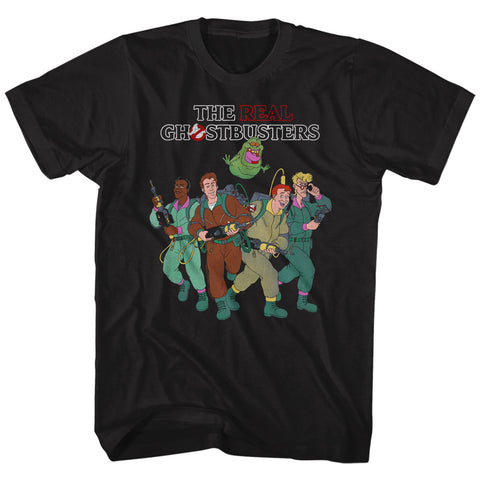 The Real Ghostbusters The Whole Crew Men's T-Shirt