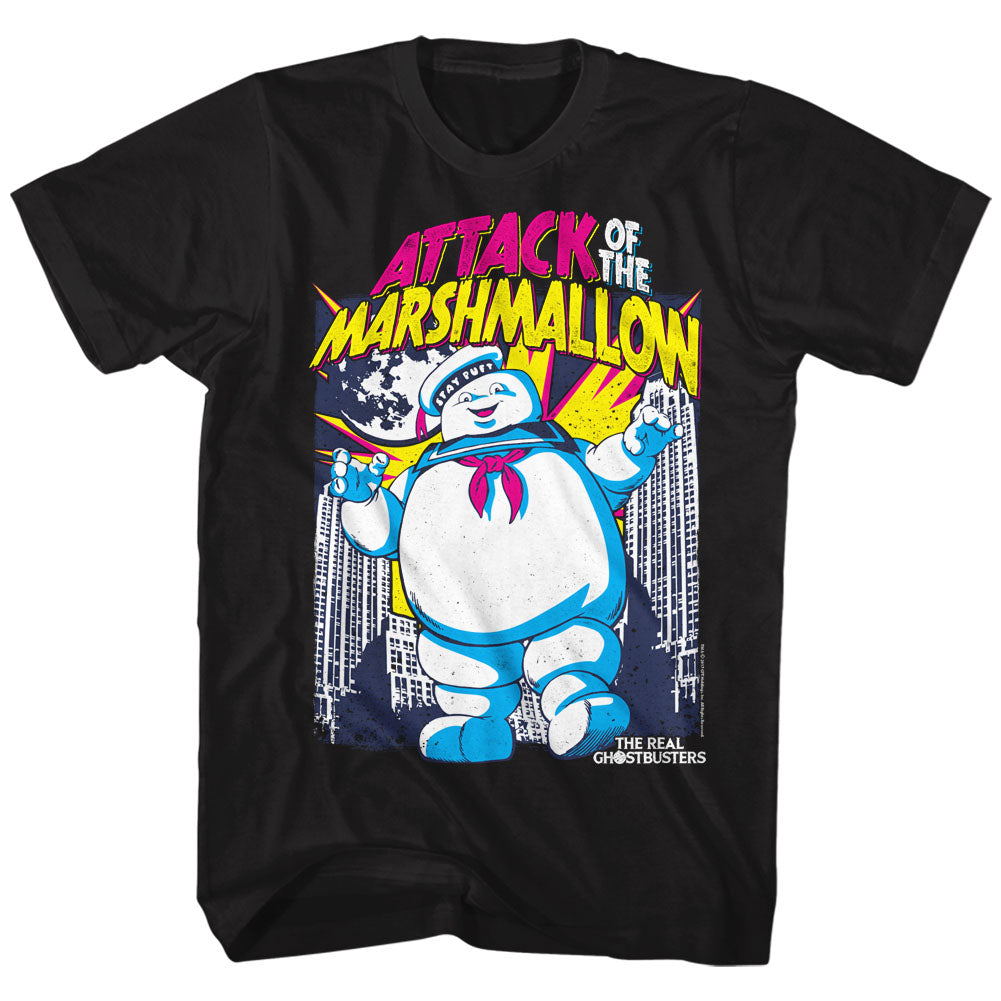 The Real Ghostbusters Marshmallow Attacks Men's T-Shirt