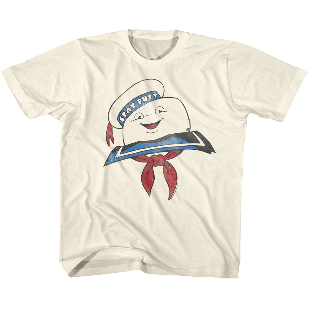 The Real Ghostbusters Stay Puft Head Youth T-Shirt
