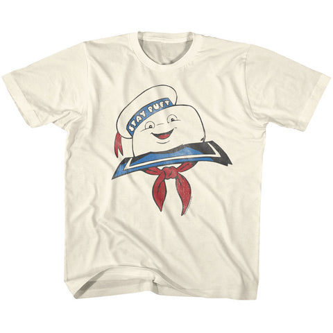 The Real Ghostbusters Stay Puft Head Youth T-Shirt