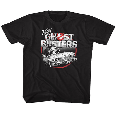The Real Ghostbusters The Car Youth T-Shirt