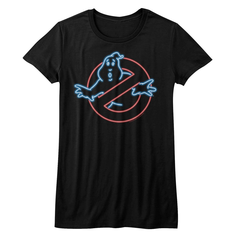 The Real Ghostbusters Neon Ghost Ladies T-Shirt