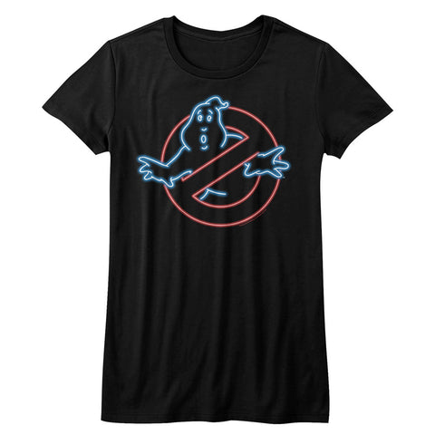 The Real Ghostbusters Neon Ghost Ladies T-Shirt