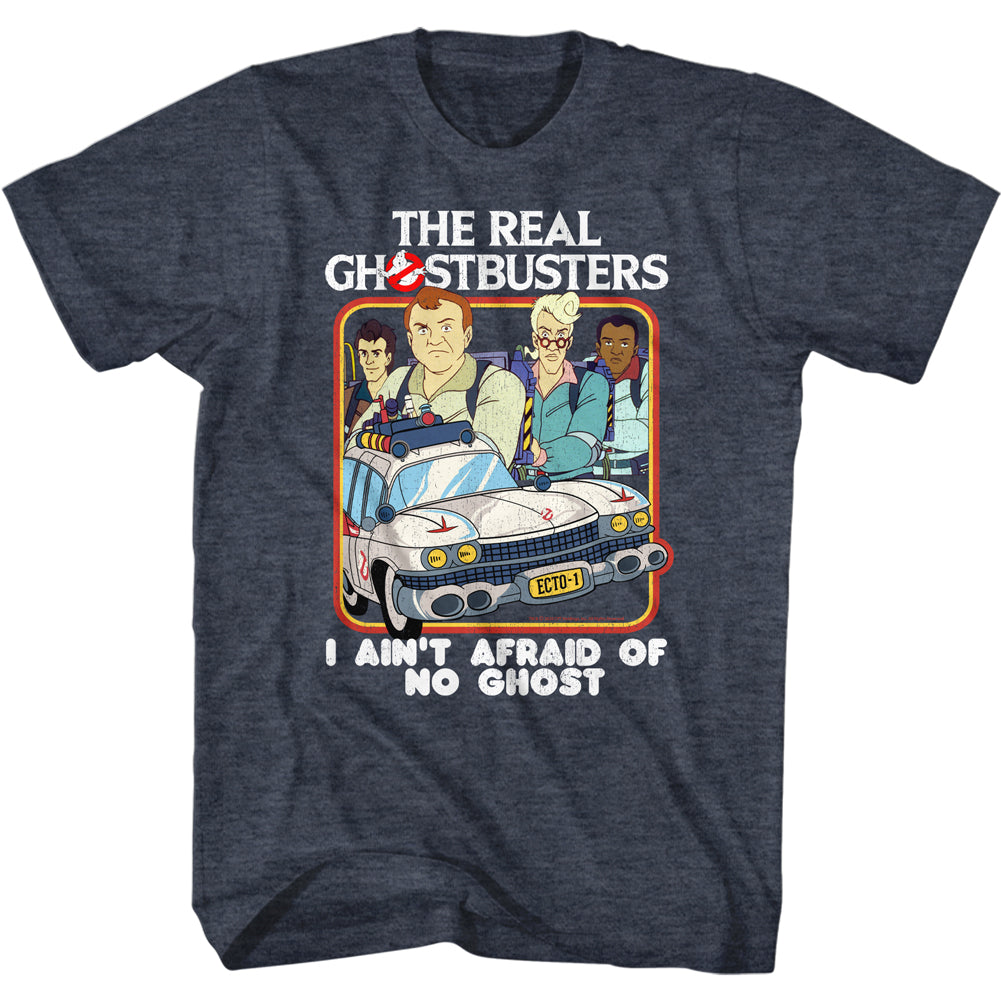 The Real Ghostbusters Busters & Ecto1 Men's T-Shirt