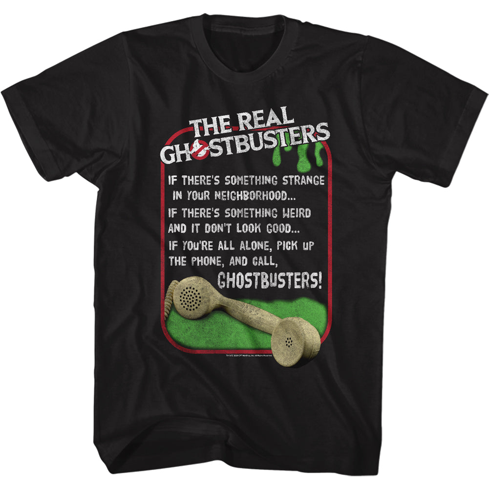 The Real Ghostbusters Something Strange Men's T-Shirt