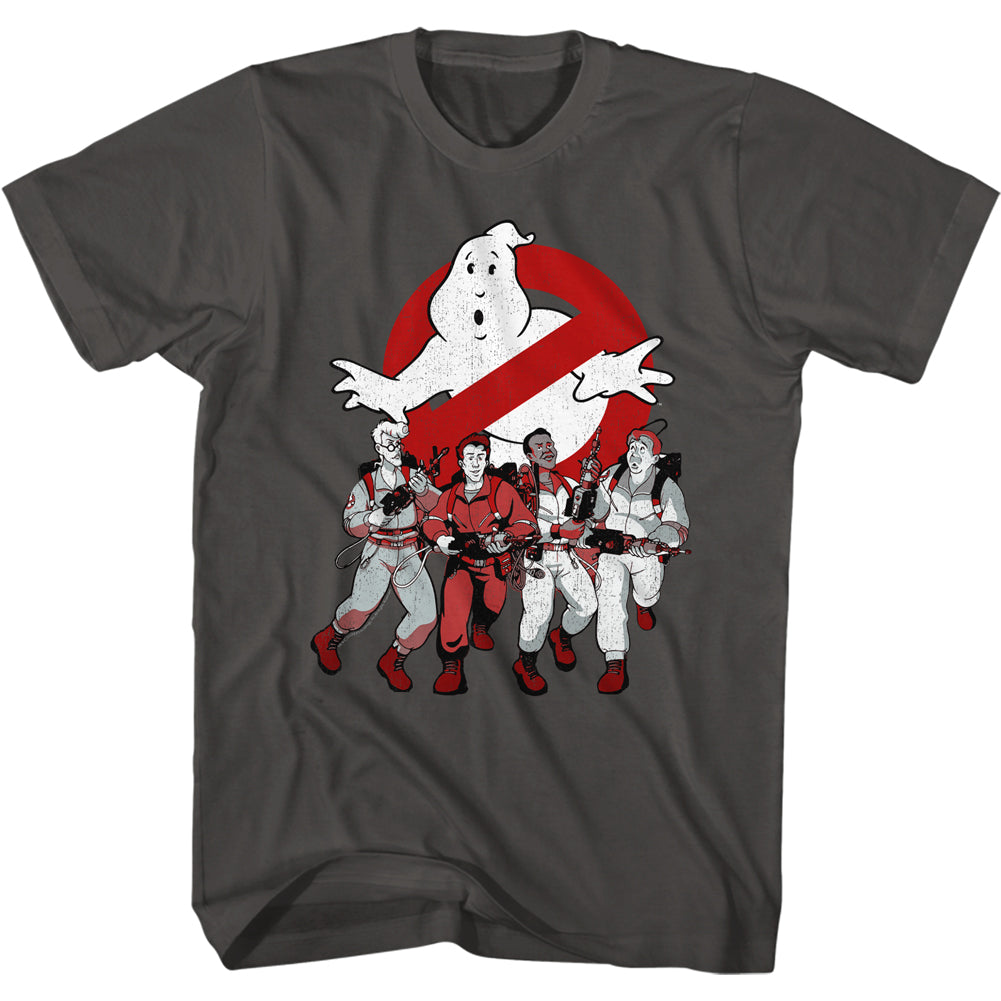 The Real Ghostbusters G'Busters And Logo Men's T-Shirt