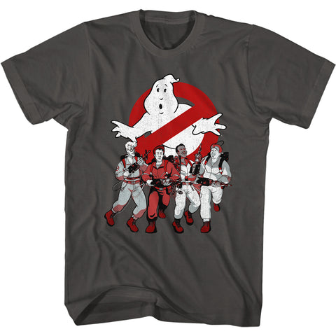 The Real Ghostbusters G'Busters And Logo Men's T-Shirt