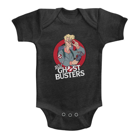 The Real Ghostbusters Egon Baby Heather Bodysuit
