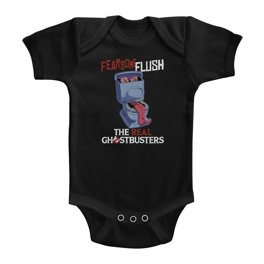 The Real Ghostbusters Fearsome Flush Baby Bodysuit