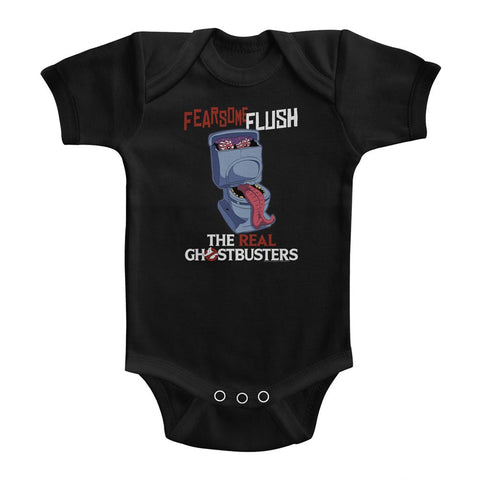 The Real Ghostbusters Fearsome Flush Baby Bodysuit