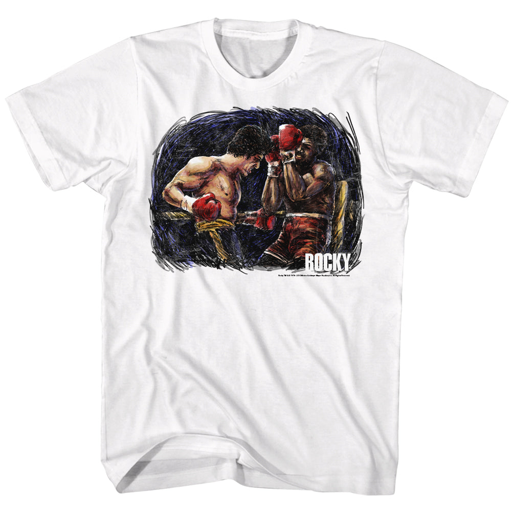 Rocky Rocky Vs. Apollo Painting Men's T-Shirt