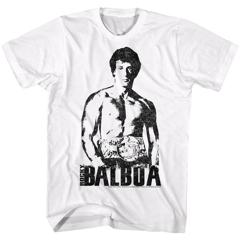 Rocky Towering Over Men's T-Shirt