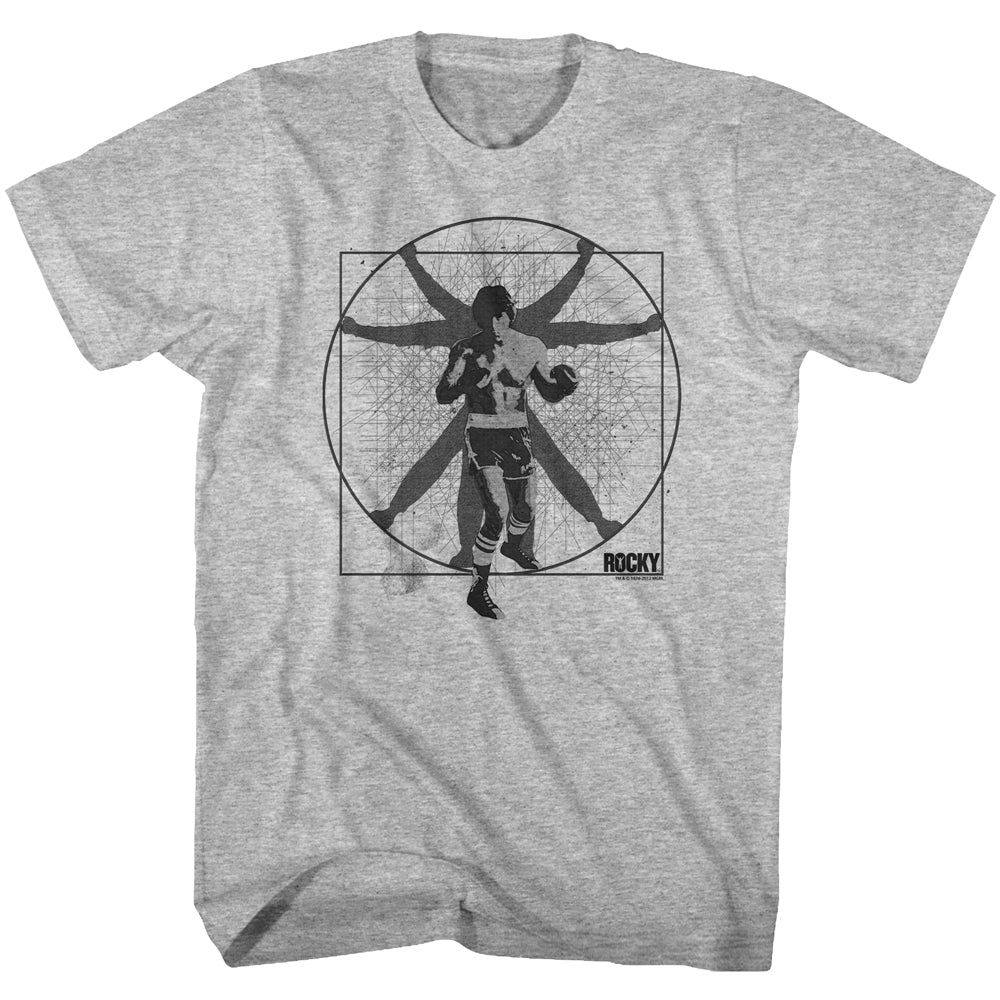 Rocky Vitruvian Rocky Men's T-Shirt