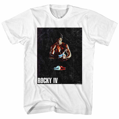 Rocky Binded White Men's T-Shirt