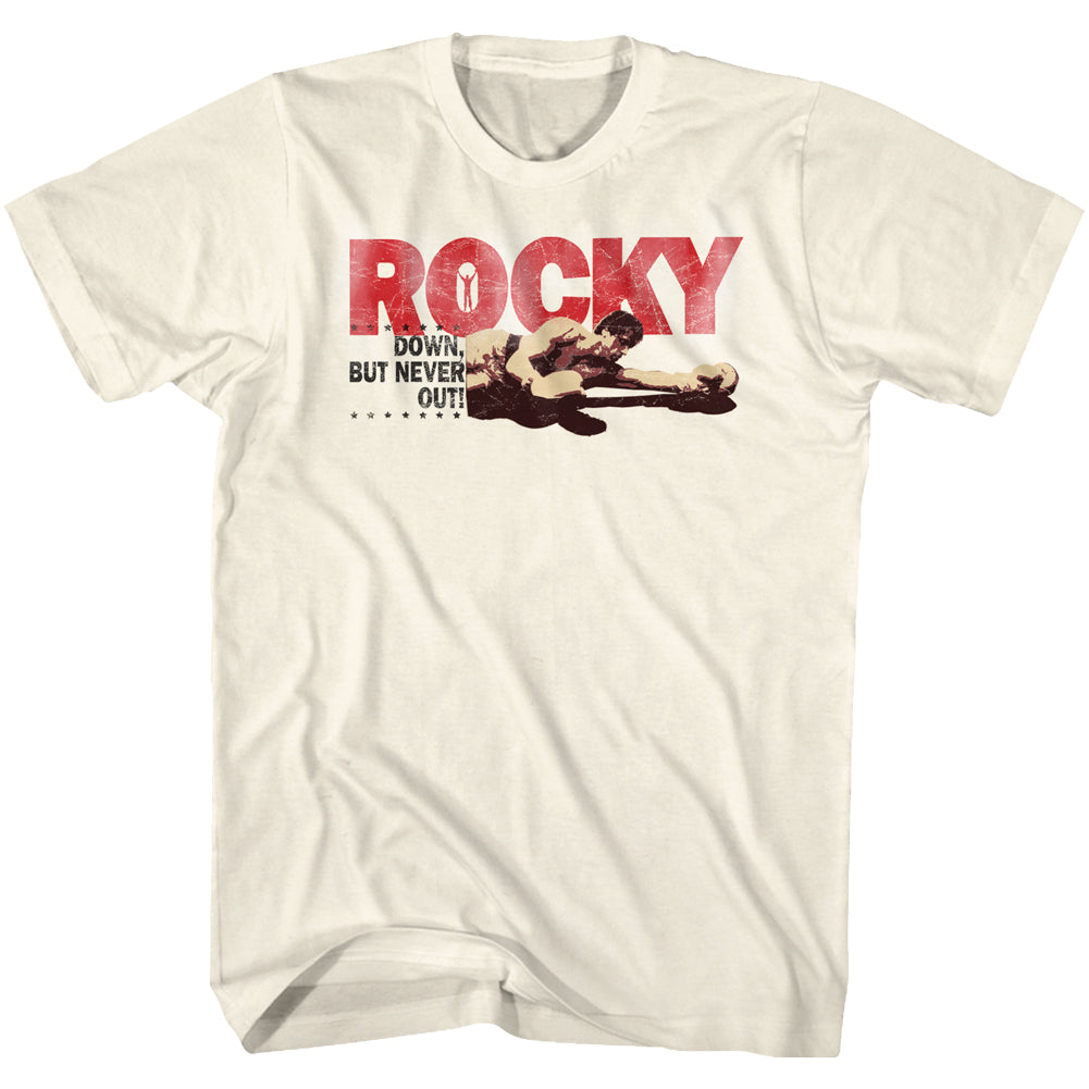 Rocky Downbut Never Out Men's T-Shirt
