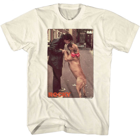 Rocky Kissy Dog Men's T-Shirt
