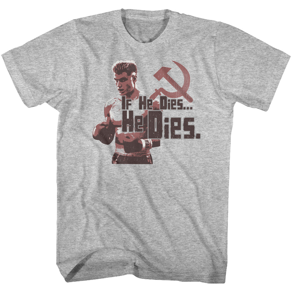Rocky He Dies Men's T-Shirt