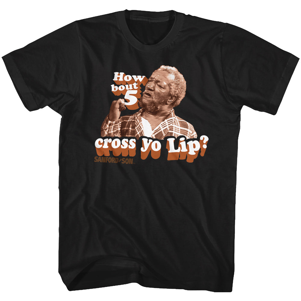 Redd Foxx 5 Cross Yo Lips Men'S T-Shirt