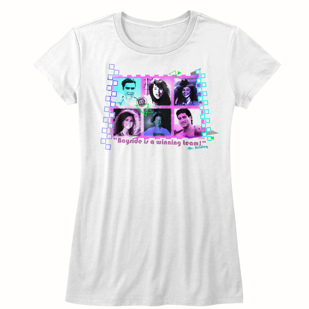 Saved By The Bell Gang Ladies T-Shirt