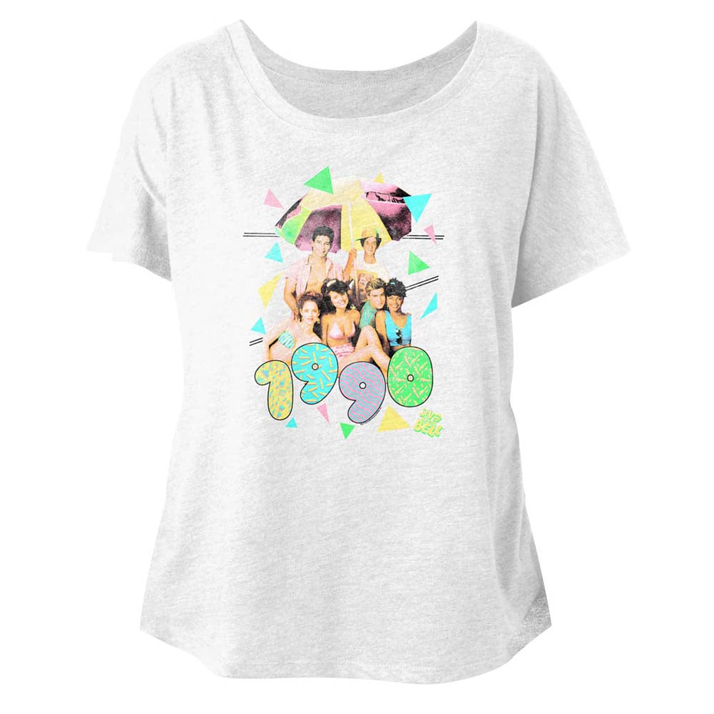 Saved By The Bell Pastel Ladies Dolman