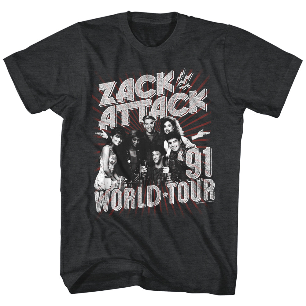 Saved By The Bell Zack Attack World Tour Men's T-Shirt