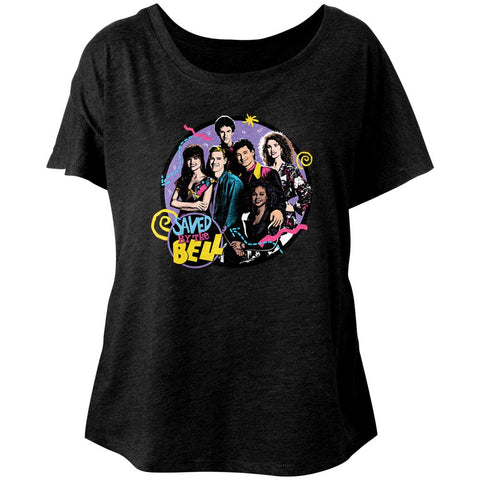 Saved By The Bell The Whole Gang Ladies Dolman