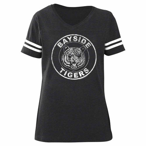 Saved By The Bell Bayside Tigers Ladies Fball T-Shirt