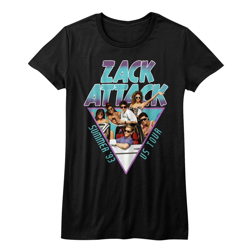 Saved By The Bell Summer Tour '93 Ladies T-Shirt