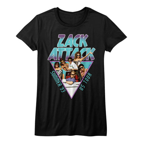 Saved By The Bell Summer Tour '93 Ladies T-Shirt