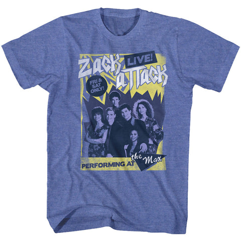 Saved By The Bell Zack Attack Live! Men's T-Shirt