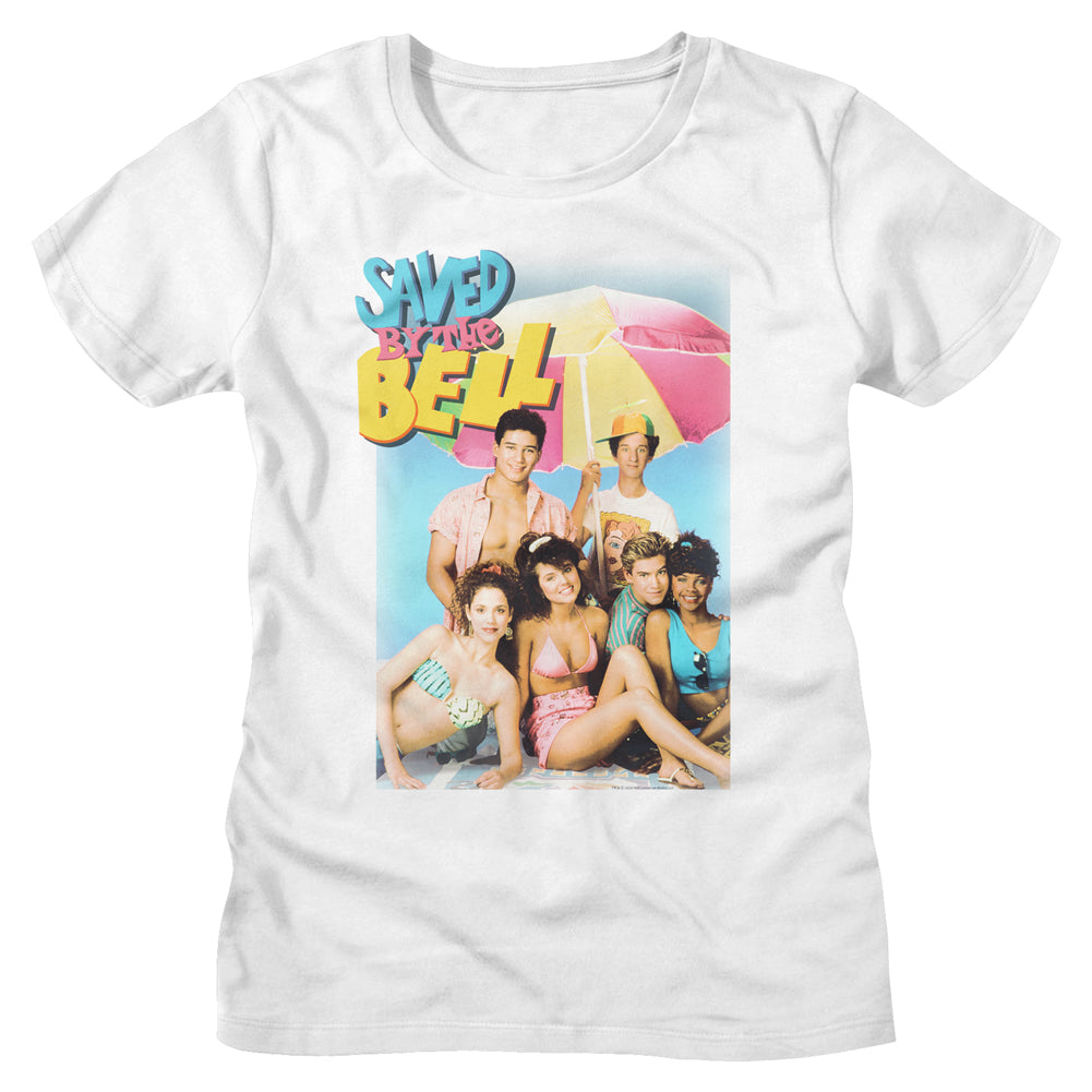Saved By The Bell Faded Beachy  Women's T-Shirt