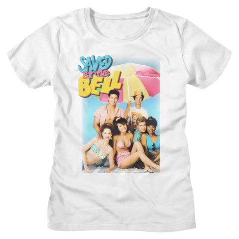 Saved By The Bell Faded Beachy  Women's T-Shirt