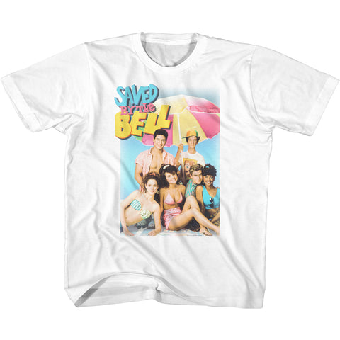 Saved By The Bell Faded Beachy Toddler T-Shirt