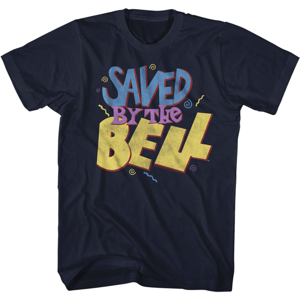 Saved By The Bell Faded Squiggles Men's T-Shirt