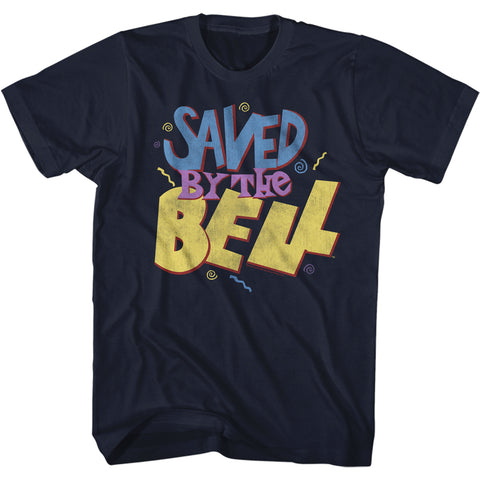 Saved By The Bell Faded Squiggles Men's T-Shirt
