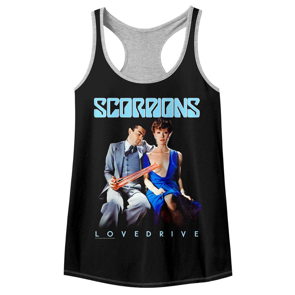Scorpions Melty Ladies Color Block Racerback