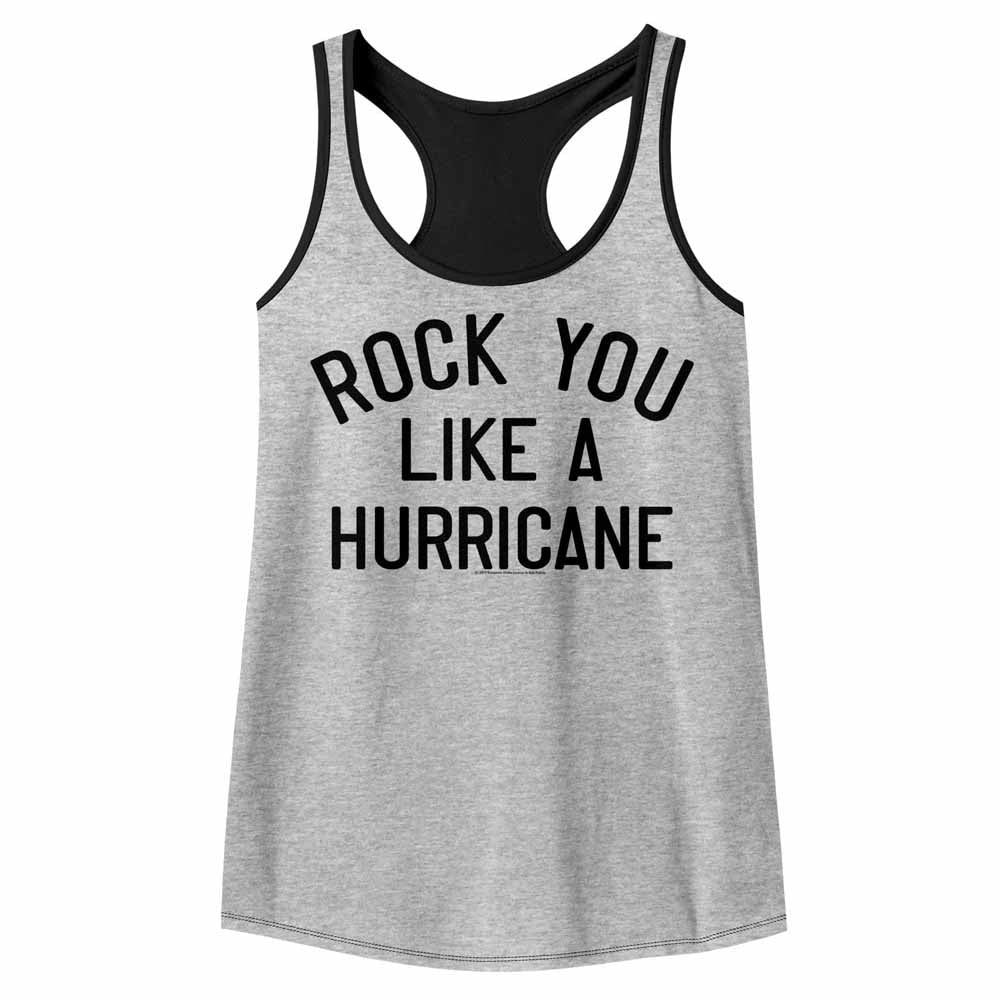 Scorpions Like A Hurricane Ladies Color Block Racerback