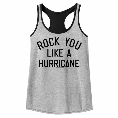 Scorpions Like A Hurricane Ladies Color Block Racerback