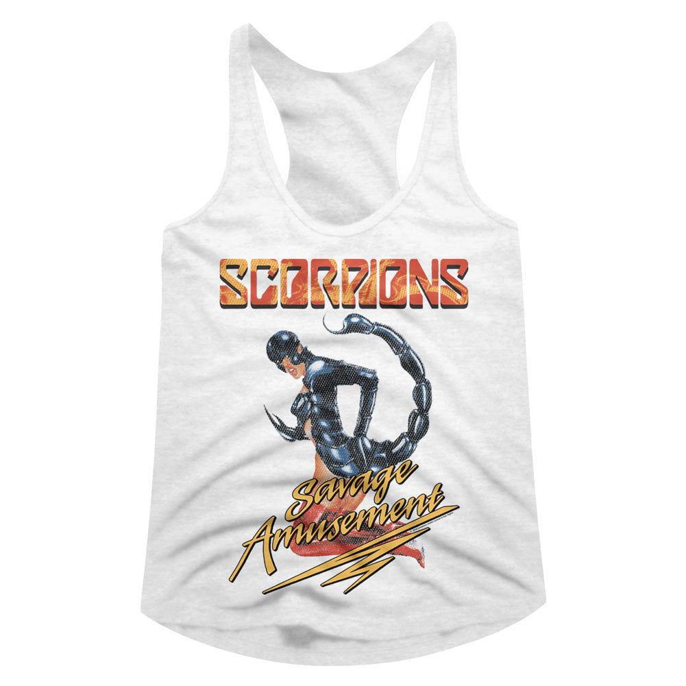 Scorpions Savage A Ladies Racerback