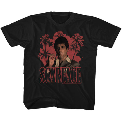 Scarface Red Palms Toddler T-Shirt