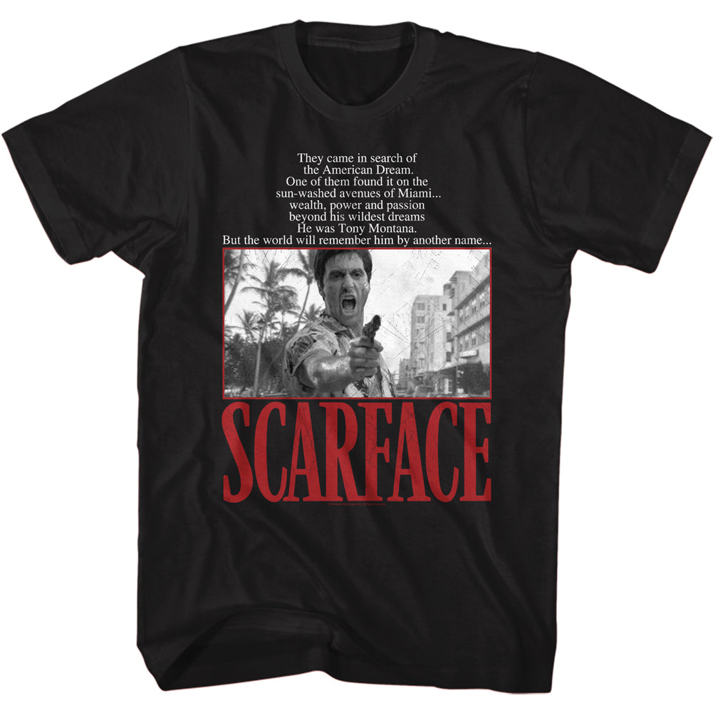 Scarface American Dream Quote Men's T-Shirt