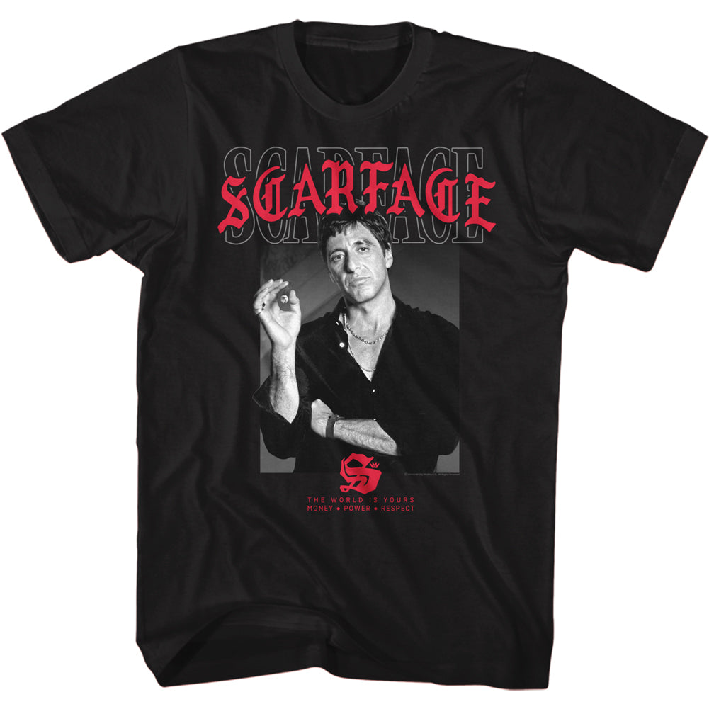 Scarface Text Layering 2 Men's T-Shirt