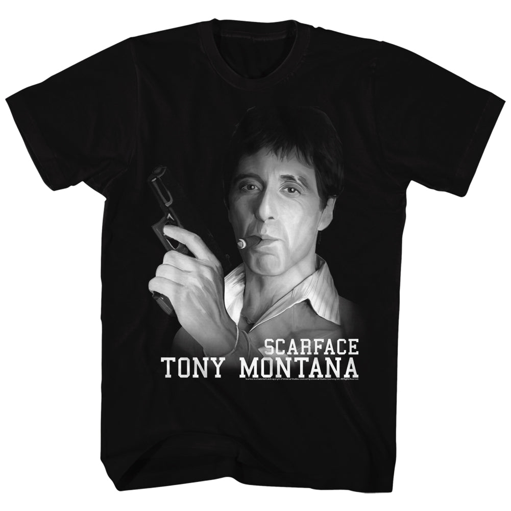 Scarface Tony'S Got A Gun Men's T-Shirt