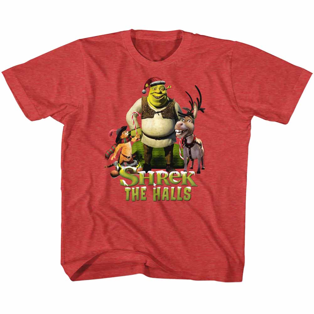 Shrek Holiday Group Youth T-Shirt