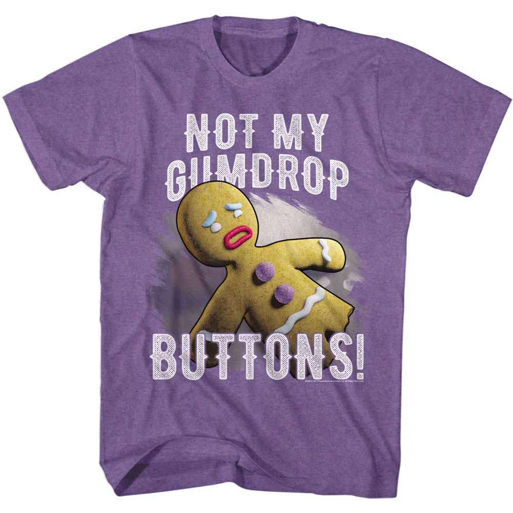 Shrek Gumdrop Buttons Men's T-Shirt