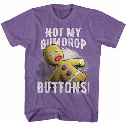 Shrek Gumdrop Buttons Men's T-Shirt