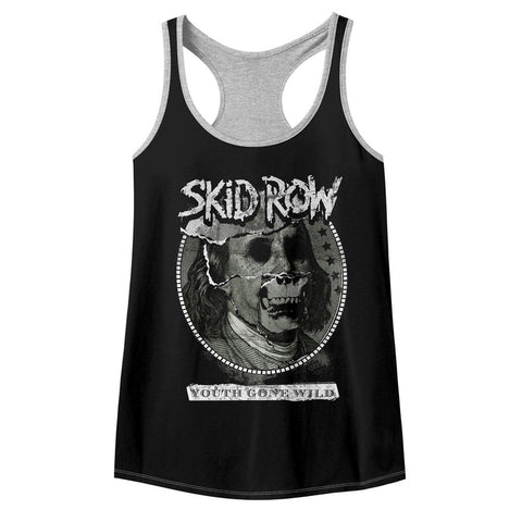 Skid Row Dead Benji Ladies Color Block Racerback