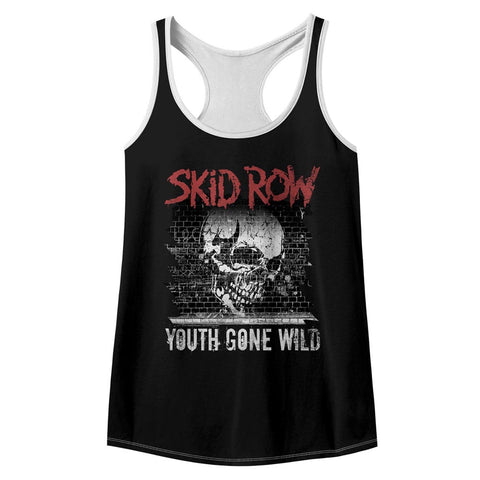 Skid Row Graffiti Gone Wild Ladies Color Block Racerback
